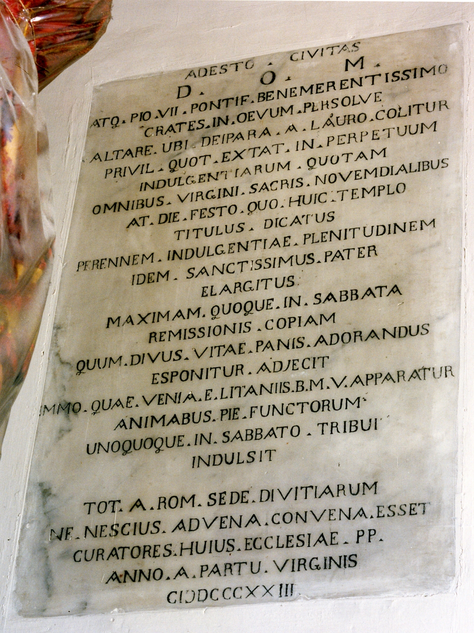 lapide commemorativa - bottega campana (sec. XIX)