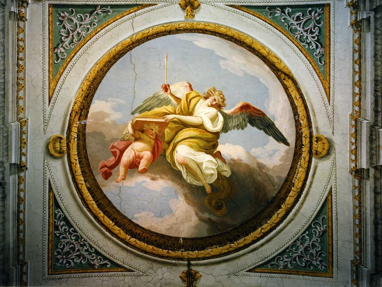 angeli (decorazione pittorica) di Desiderio Costantino (sec. XVIII)