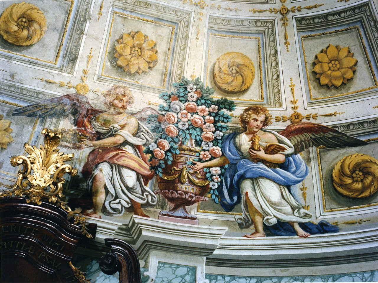 angeli (decorazione pittorica) di Desiderio Costantino (sec. XVIII)