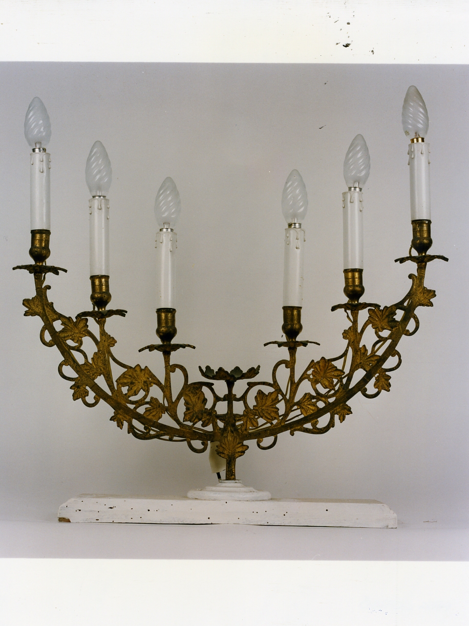 candeliere d'altare - bottega napoletana (prima metà sec. XVIII)