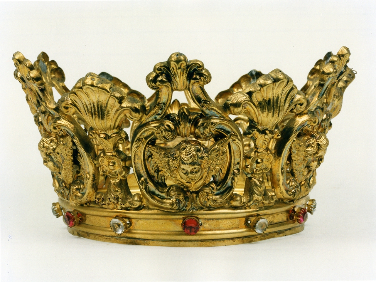 corona da statua, serie - bottega napoletana (prima metà sec. XVIII)