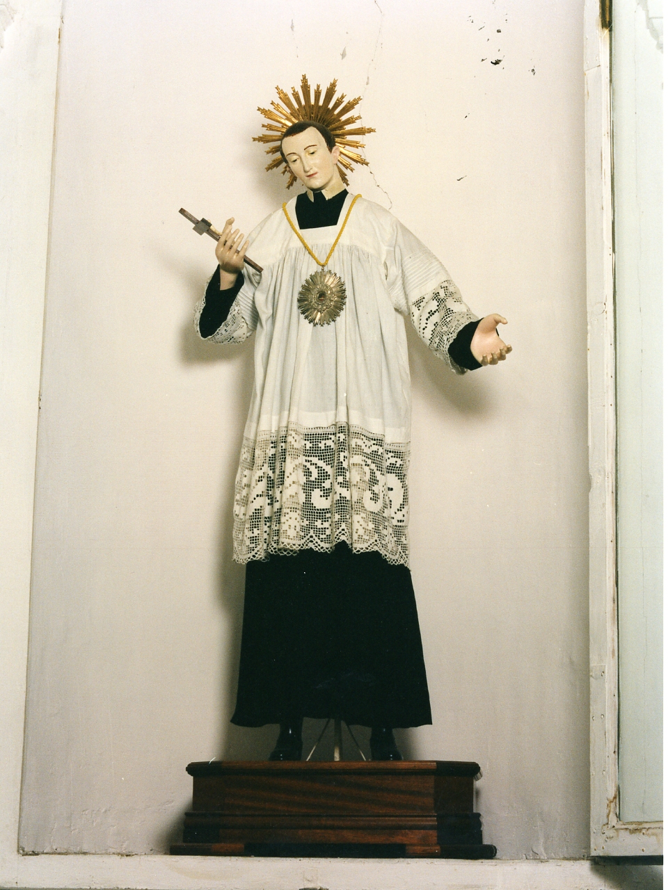 San Luigi Gonzaga (statua) - bottega napoletana (inizio sec. XIX)