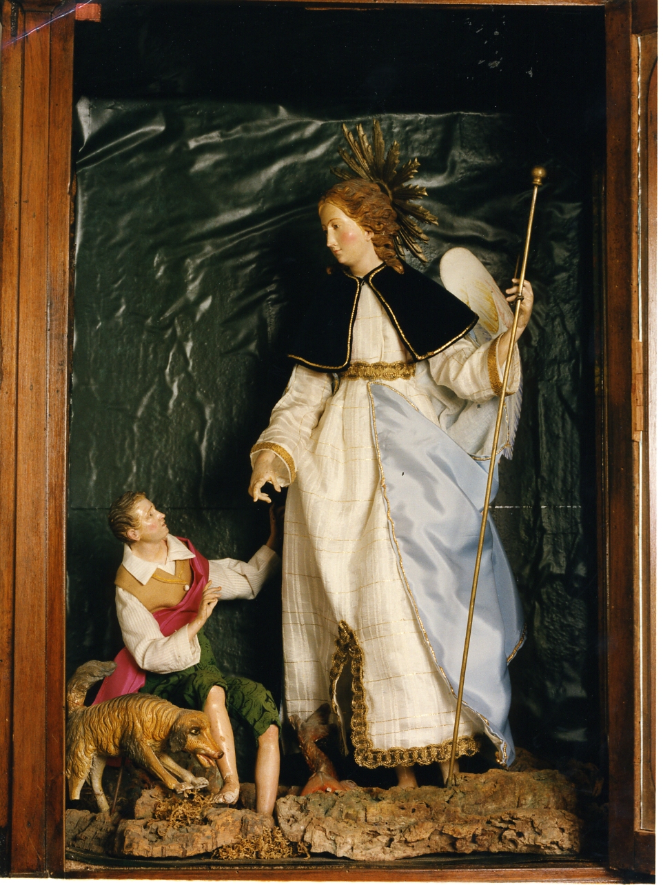 Tobia e San Raffaele arcangelo (gruppo scultoreo) - bottega napoletana (inizio sec. XX)