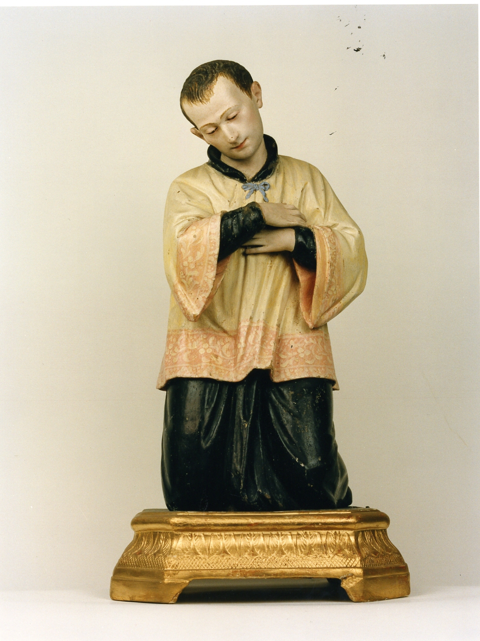 San Luigi Gonzaga (statuetta) - bottega napoletana (inizio sec. XIX)