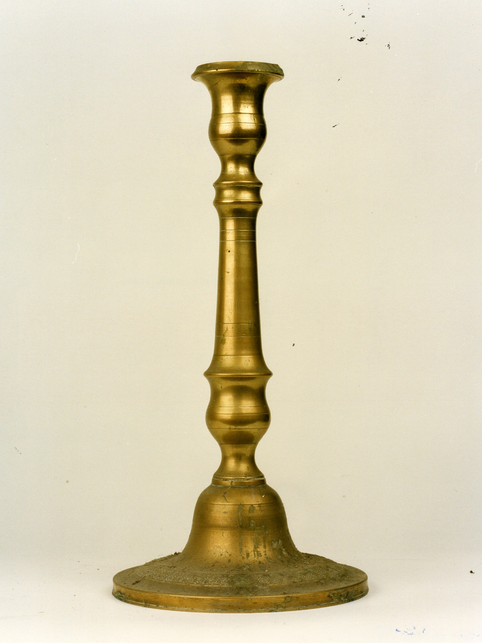 candeliere d'altare, serie - bottega napoletana (inizio sec. XIX)
