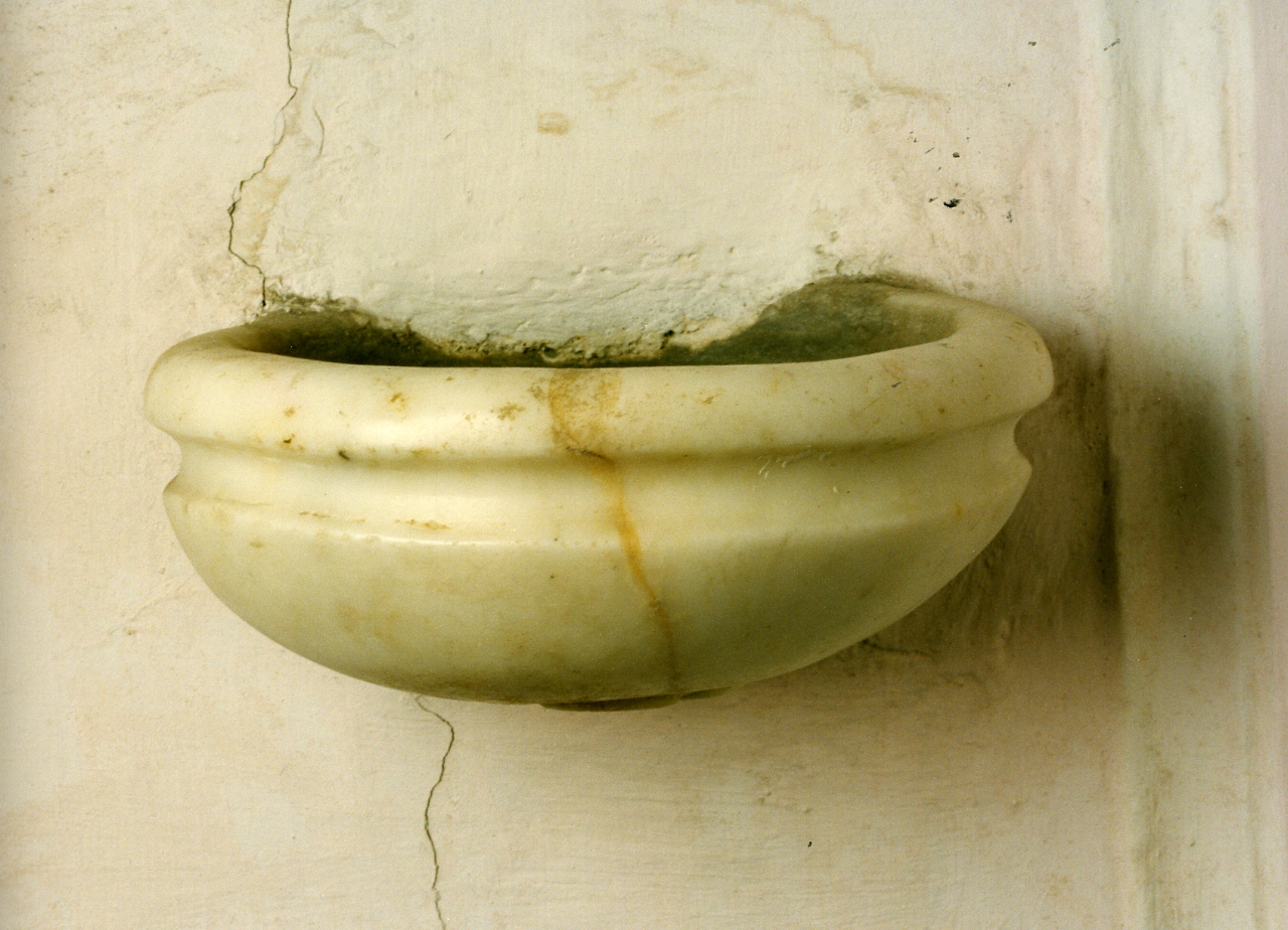 acquasantiera - bottega napoletana (inizio sec. XIX)
