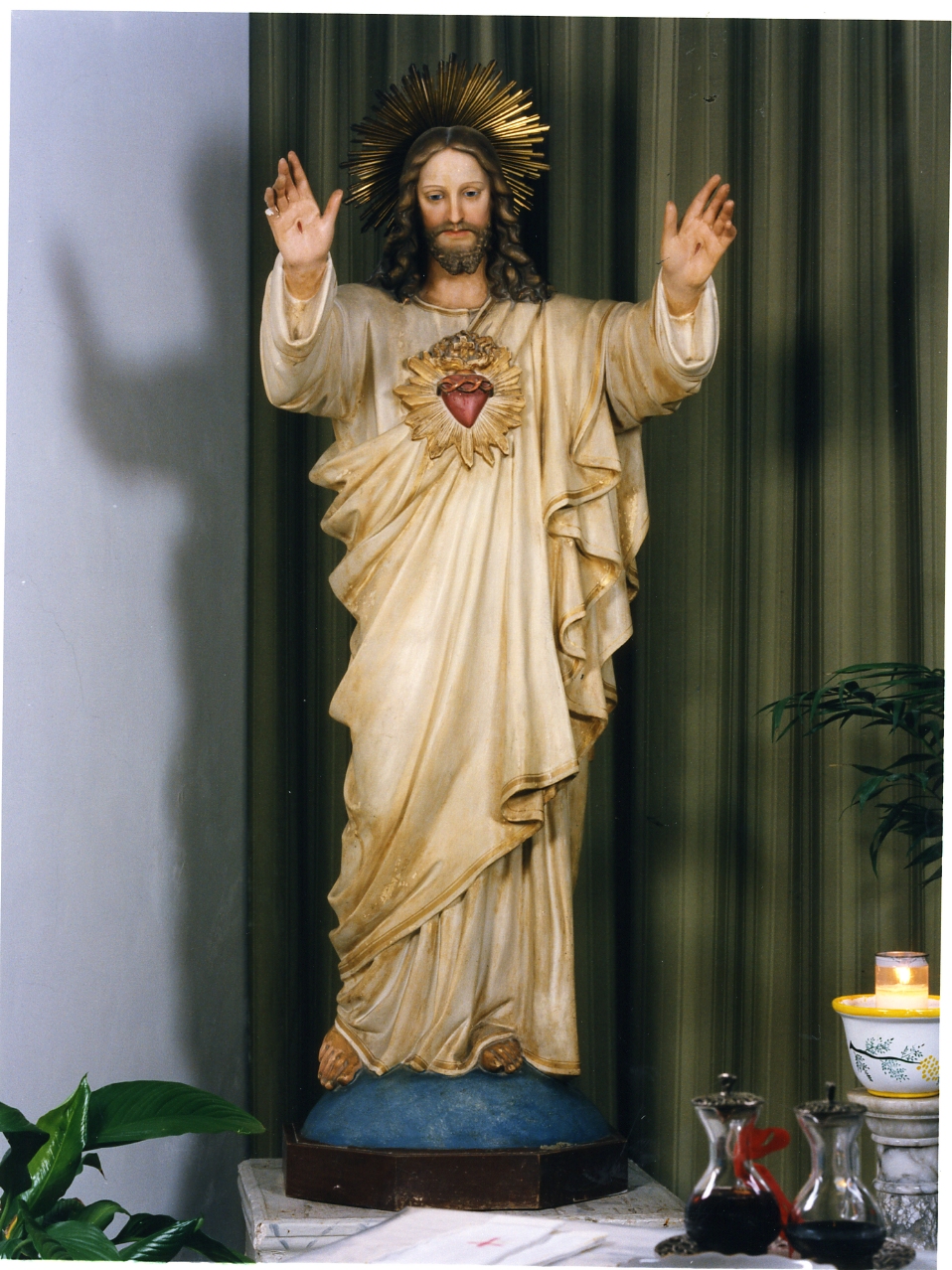 Sacro Cuore di Gesù (statua) - bottega napoletana (fine sec. XIX)
