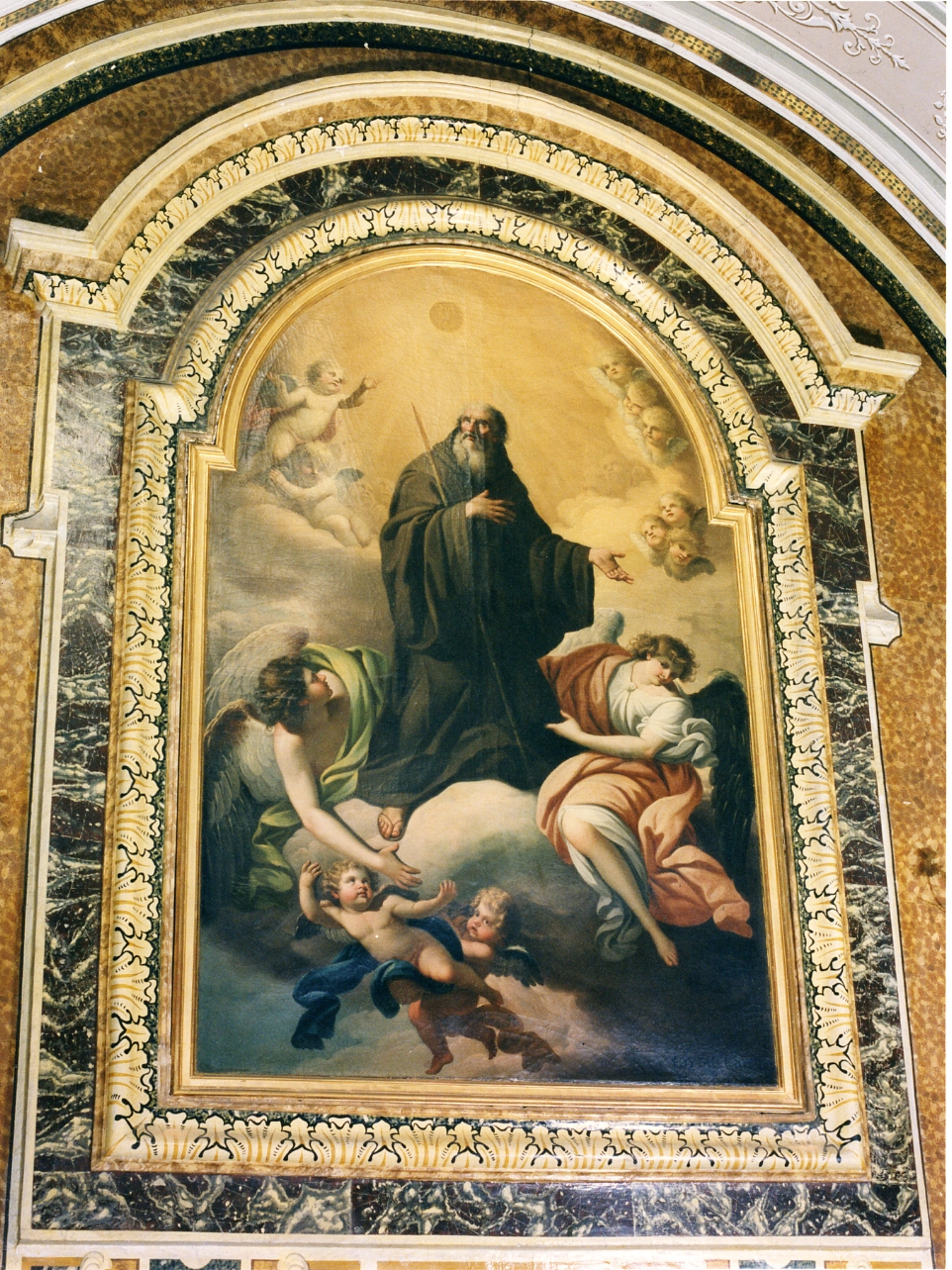 San Francesco di Paola (dipinto) di Desiderio Costantino (sec. XVIII)