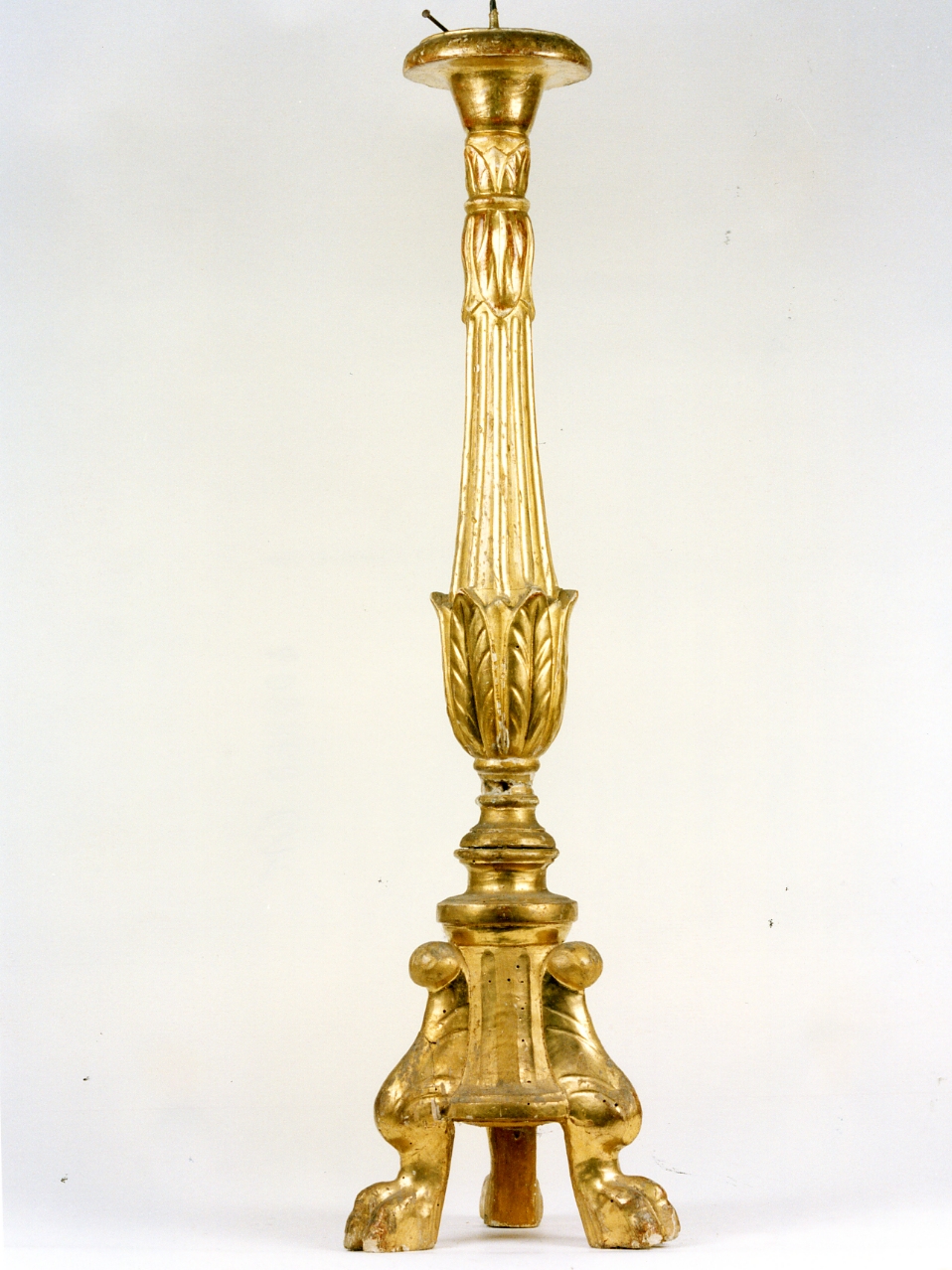 candelabro, serie - bottega napoletana (seconda metà sec. XIX)