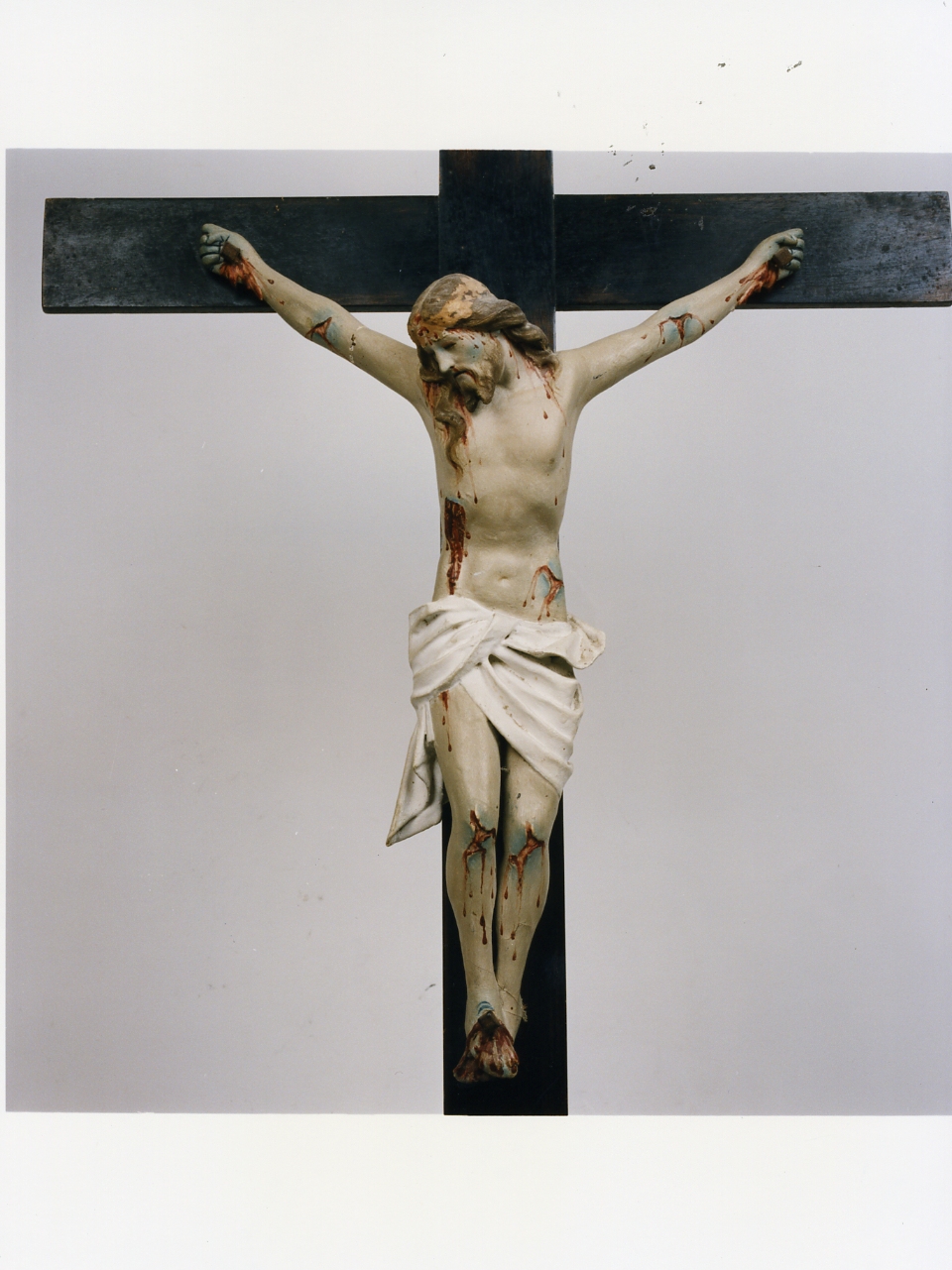 Cristo crocifisso (statuetta) - bottega napoletana (fine/inizio secc. XIX/ XX)