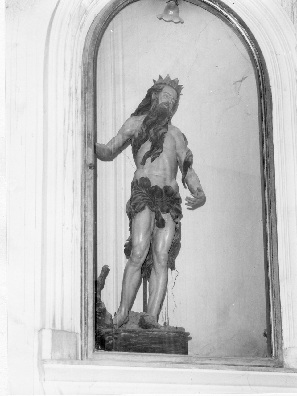 Santo (statua) - bottega napoletana (prima metà sec. XVIII)