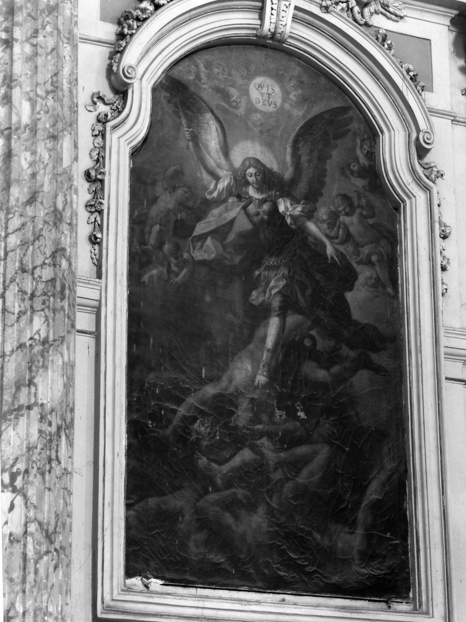 San Michele Arcangelo combatte Satana (dipinto) di Giordano Luca (seconda metà sec. XVII)