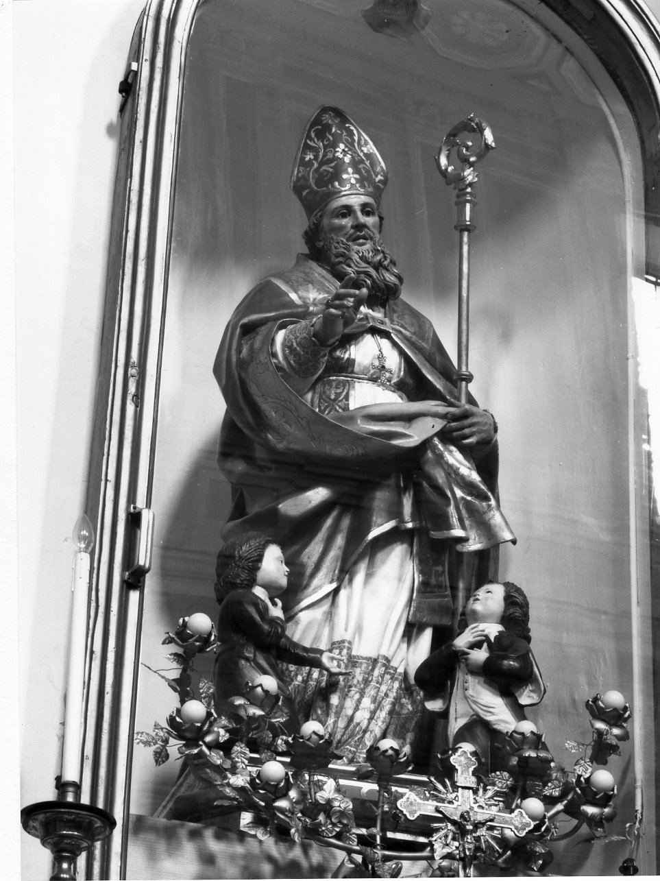 San Biagio (statua) - bottega napoletana (prima metà sec. XVIII)