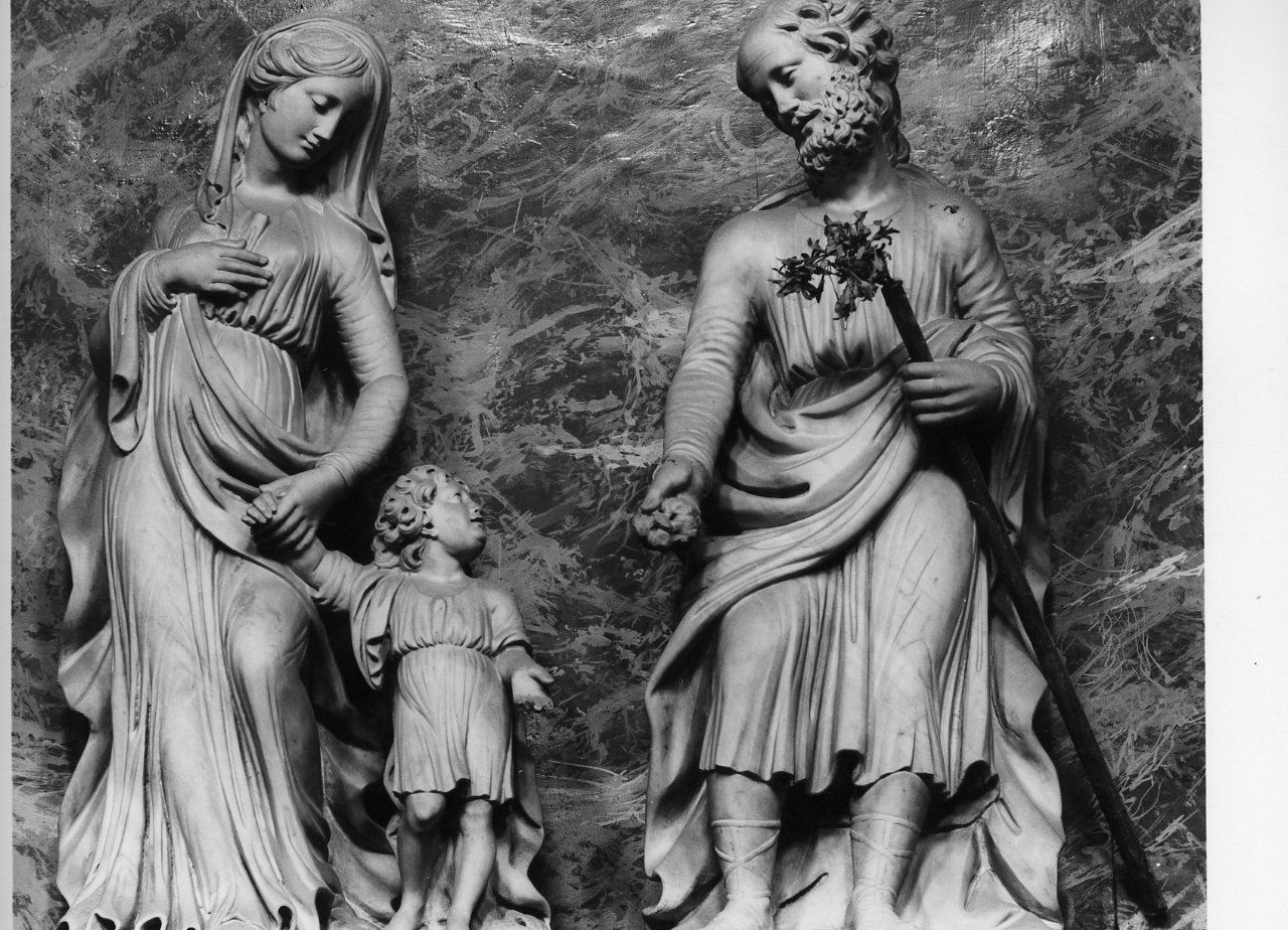 Sacra Famiglia (rilievo) - bottega napoletana (seconda metà sec. XIX)