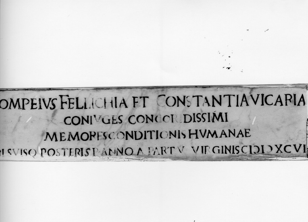 lapide commemorativa - bottega campana (sec. XVI)