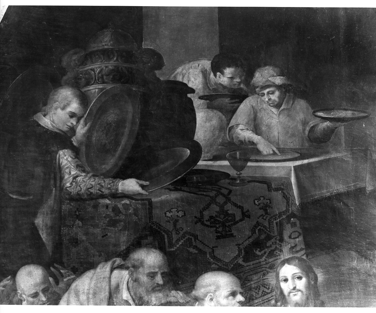 ultima cena (dipinto) di Corenzio Belisario (fine sec. XVI)