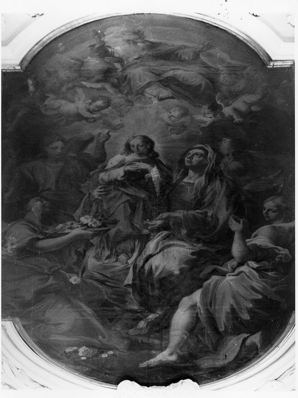 Maria Vergine bambina e Sant'Anna (dipinto) - ambito napoletano (fine sec. XVIII)