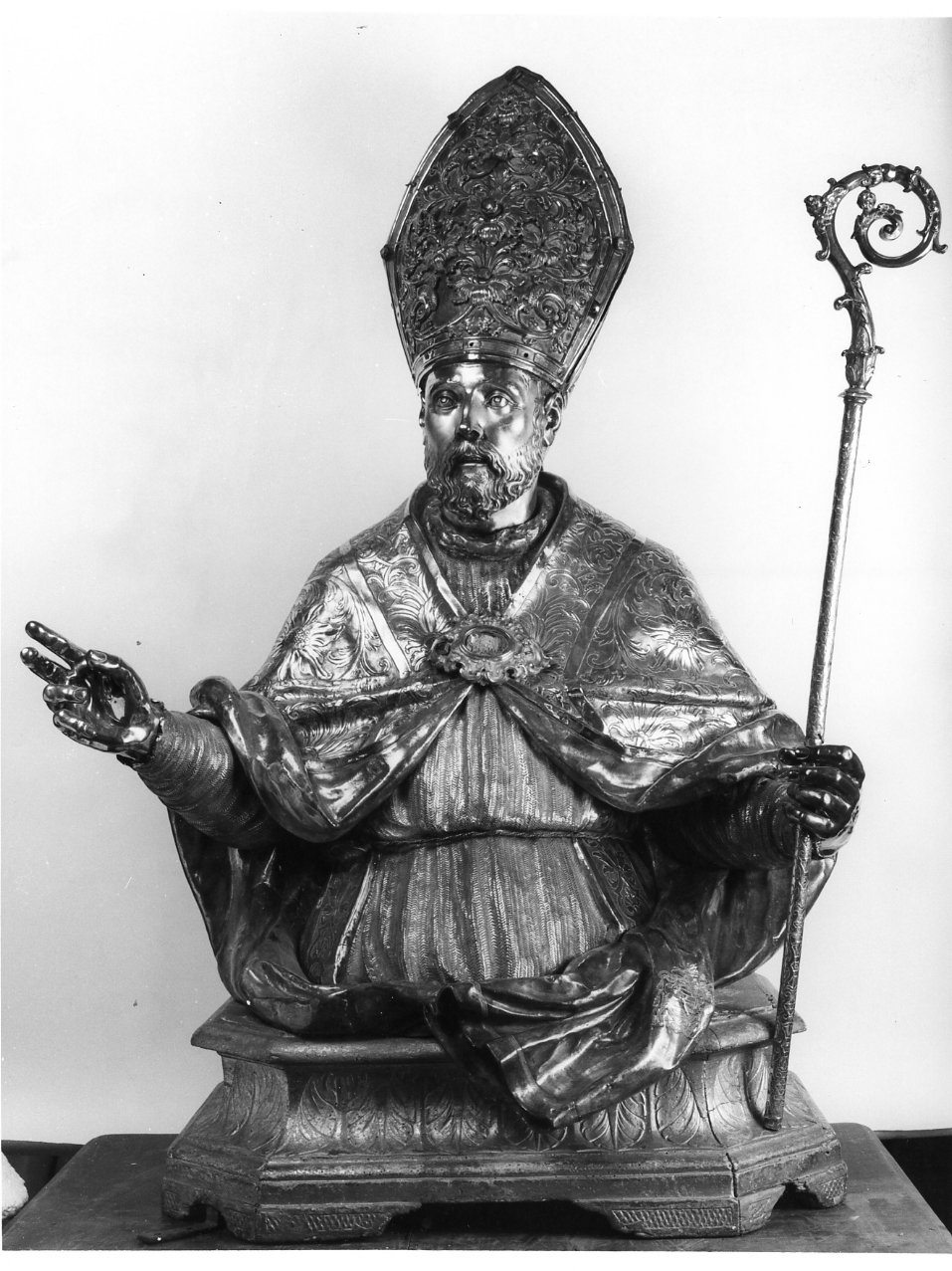 Santo (busto) - bottega napoletana (seconda metà sec. XVIII)