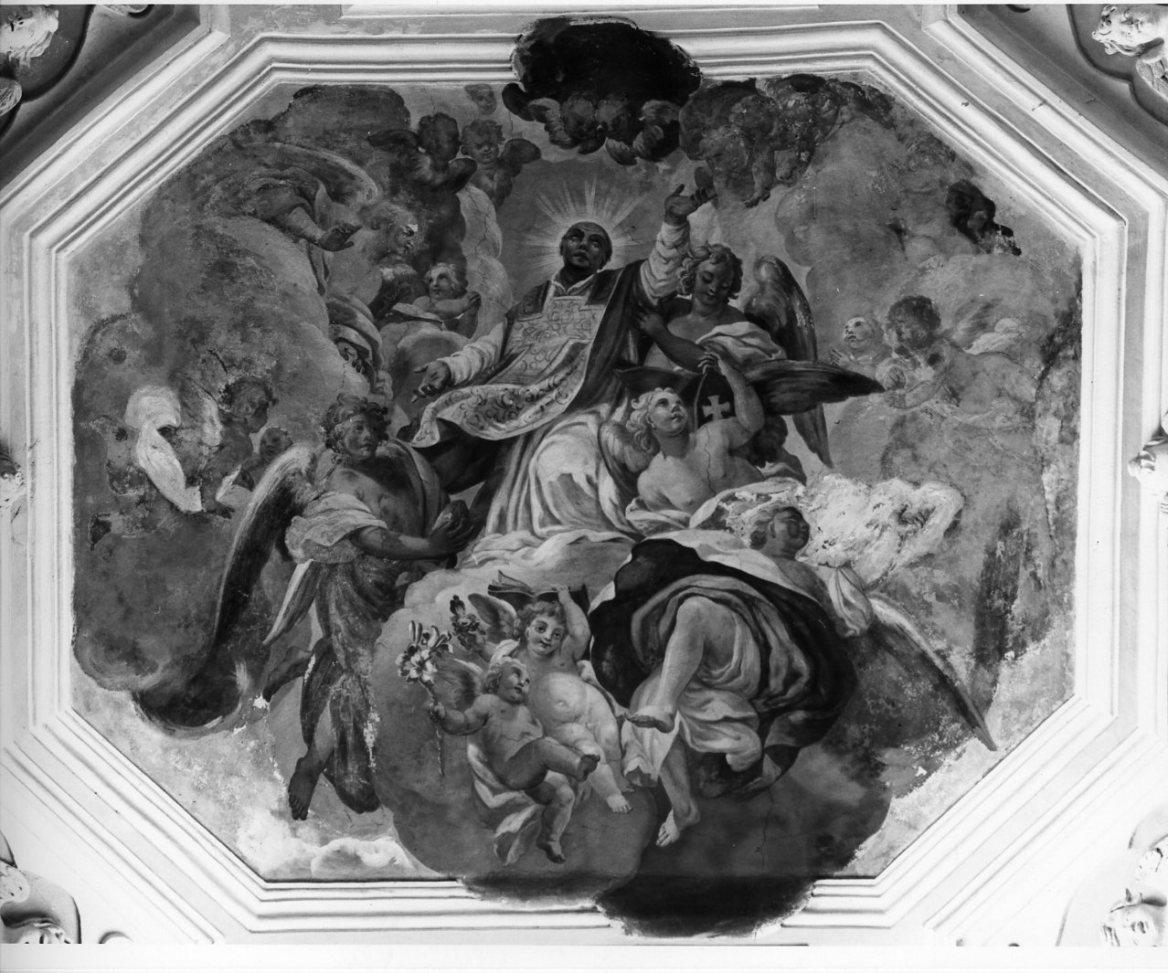 Sant'Ignazio di Loyola in gloria (dipinto) - ambito napoletano (seconda metà sec. XVIII)