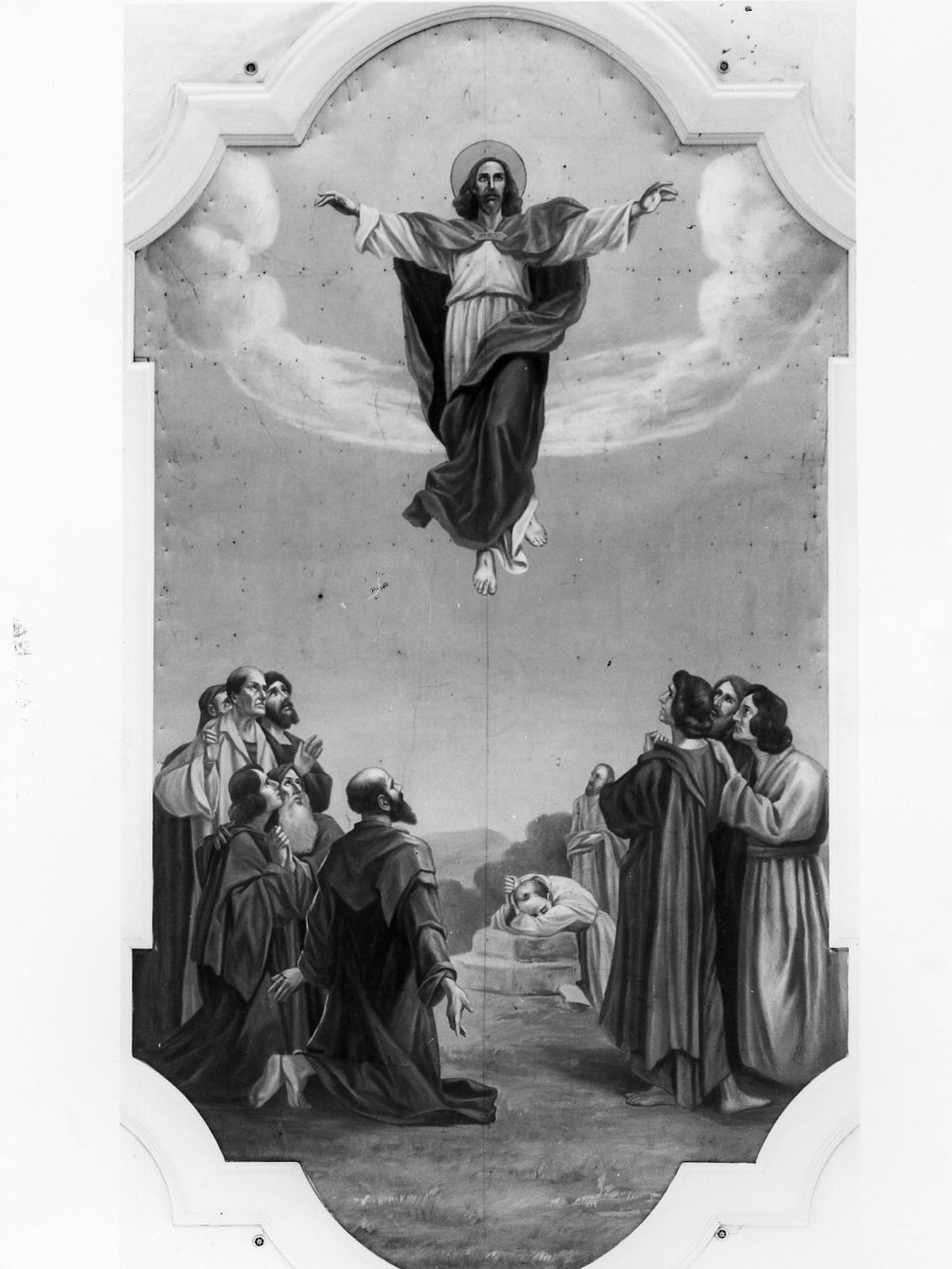 ascensione di Cristo (dipinto) - ambito napoletano (primo quarto sec. XX)