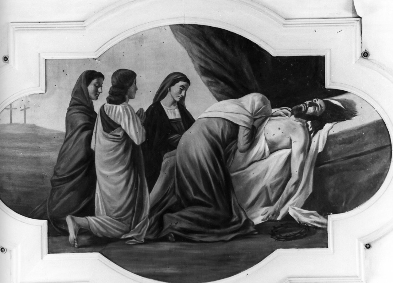 compianto sul Cristo morto (dipinto) - ambito napoletano (primo quarto sec. XX)
