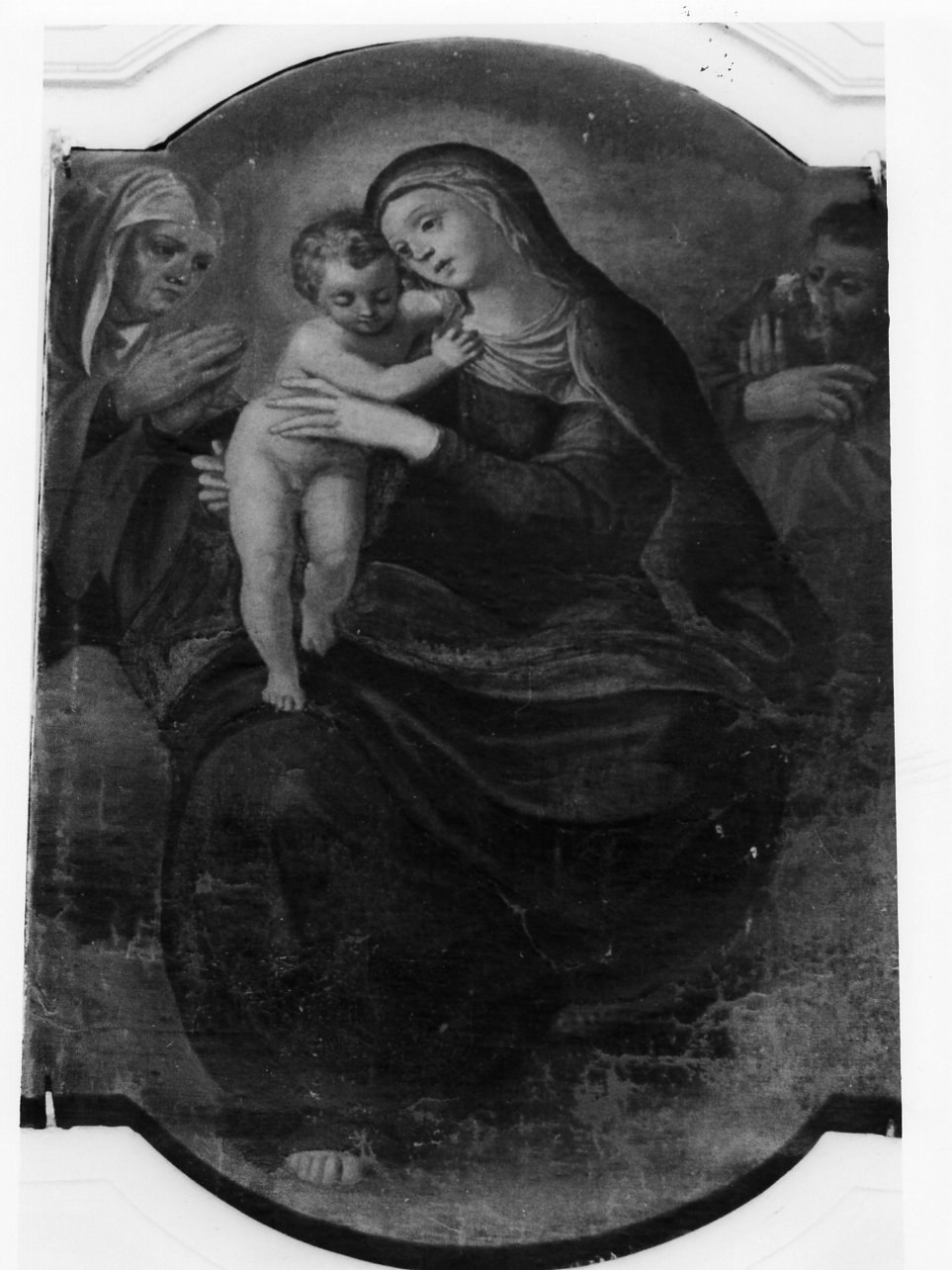 Madonna con Bambino e Santi (dipinto) - ambito napoletano (fine sec. XVIII)