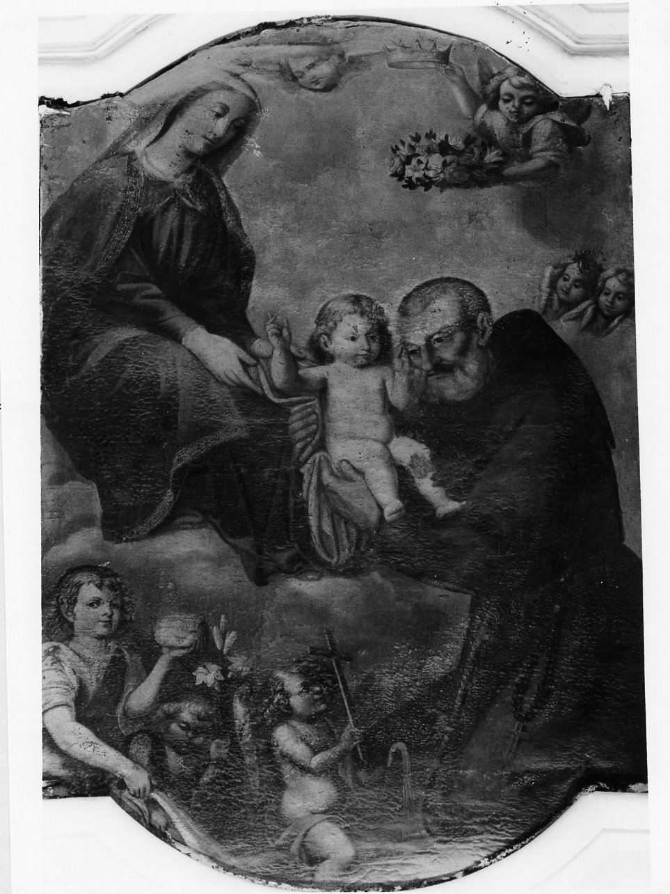 Madonna con Bambino e Santi (dipinto) - ambito napoletano (fine sec. XVIII)