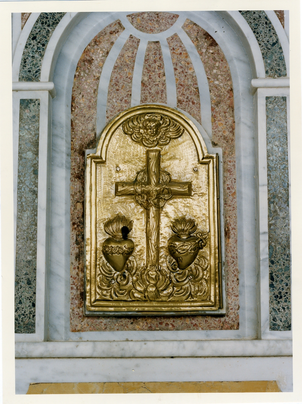 sportello di tabernacolo - bottega napoletana (fine/inizio secc. XIX/ XX)