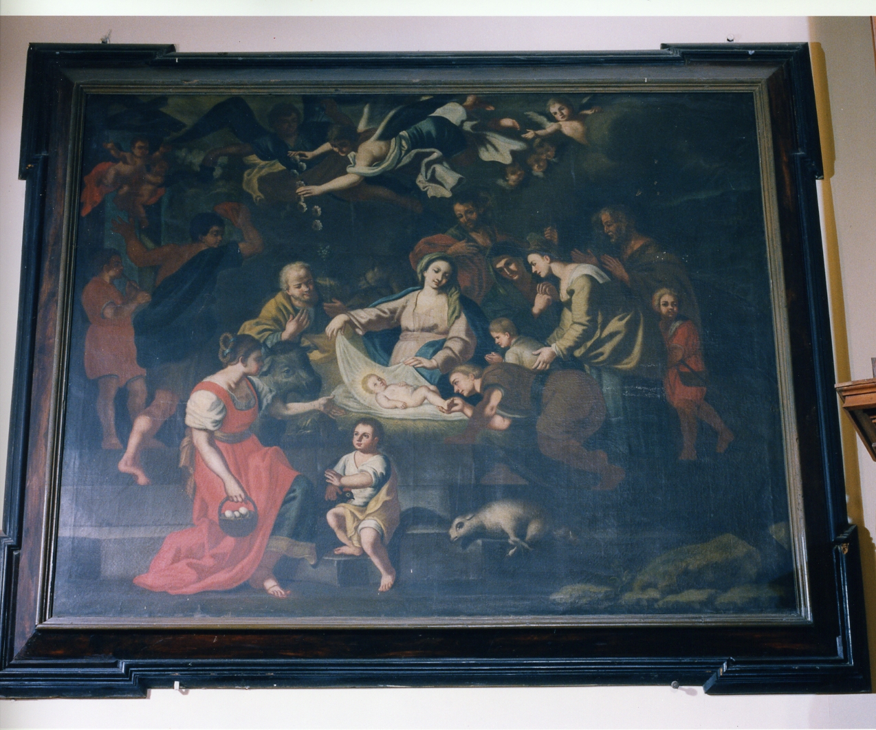 adorazione dei pastori (dipinto) di Solimena Francesco detto Abate Ciccio (cerchia) (metà sec. XVIII)