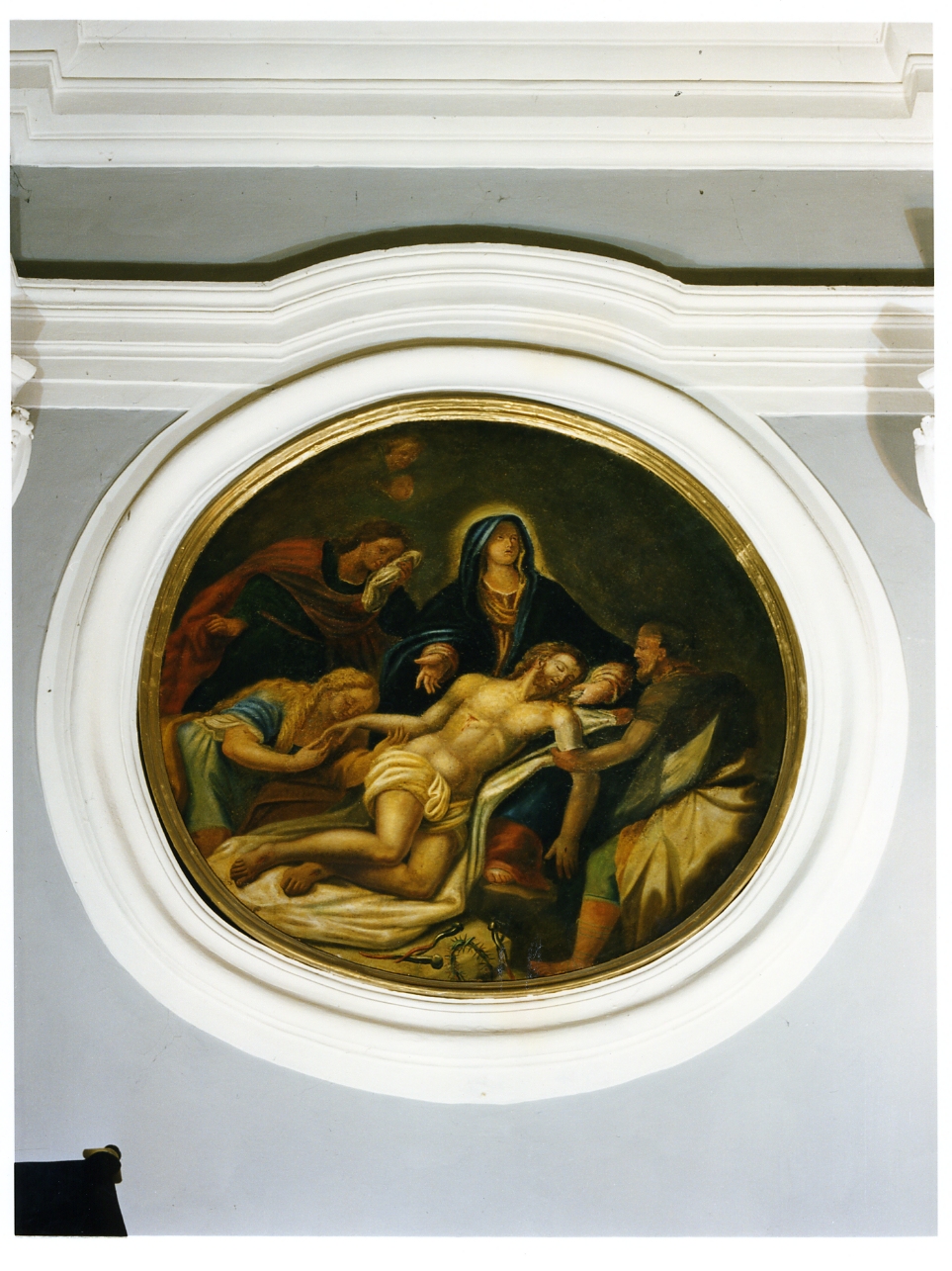 compianto sul Cristo morto (dipinto) di Cangiana Antonio (sec. XVIII)