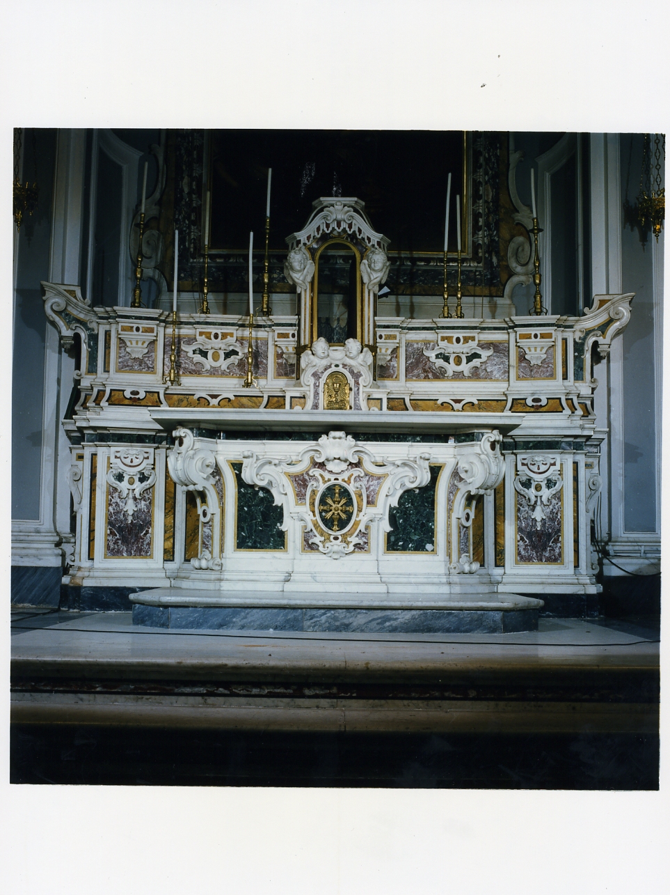 altare maggiore di Citarelli Francesco (cerchia) (ultimo quarto sec. XVIII)