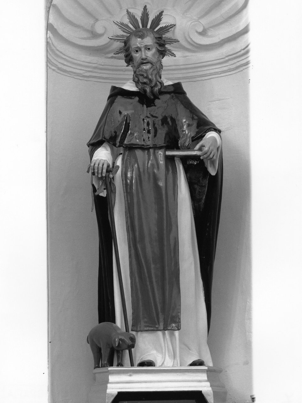 Sant'Antonio Abate (statua) - ambito napoletano (seconda metà sec. XIX)