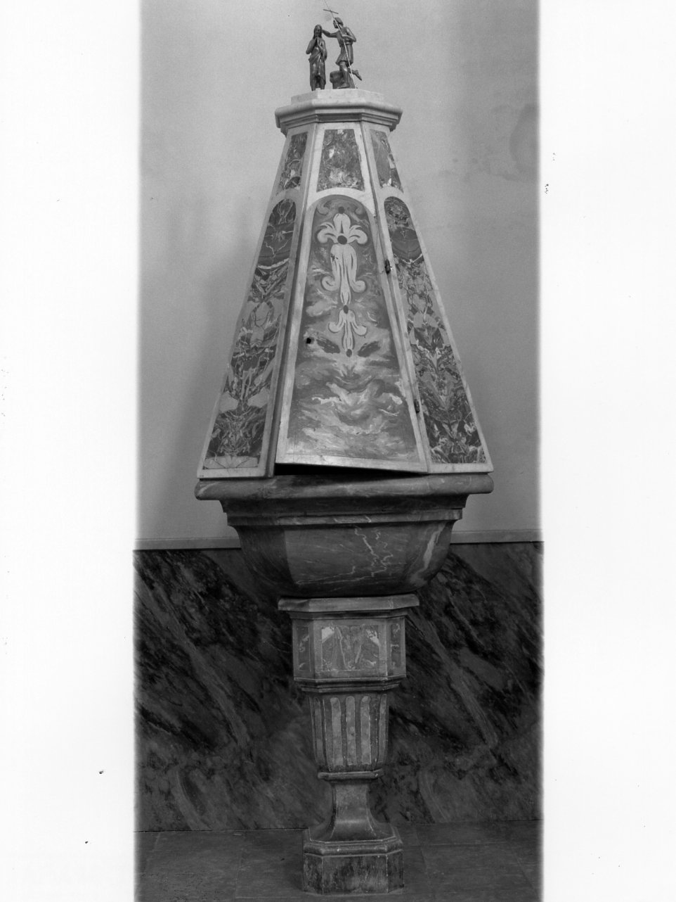 battesimo di Cristo (gruppo scultoreo) - bottega napoletana (seconda metà sec. XVIII)