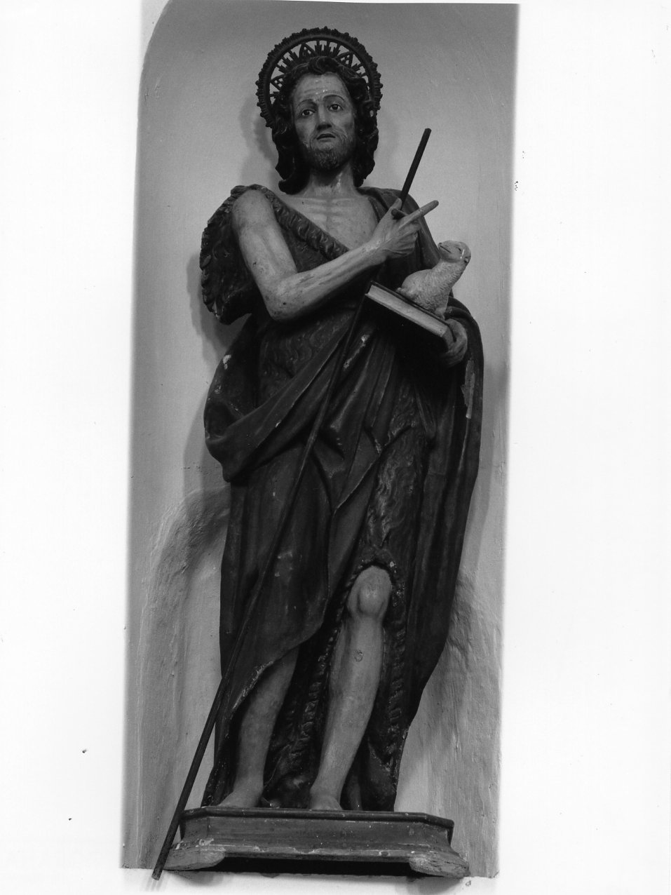 San Giovanni Battista (statua) - ambito napoletano (prima metà sec. XIX)