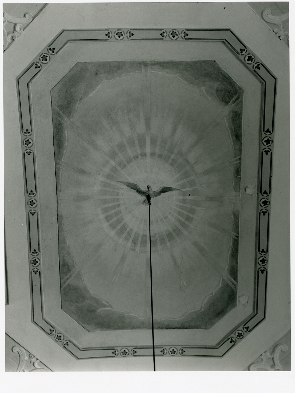 colomba dello Spirito Santo (decorazione pittorica) - ambito napoletano (seconda metà sec. XIX)
