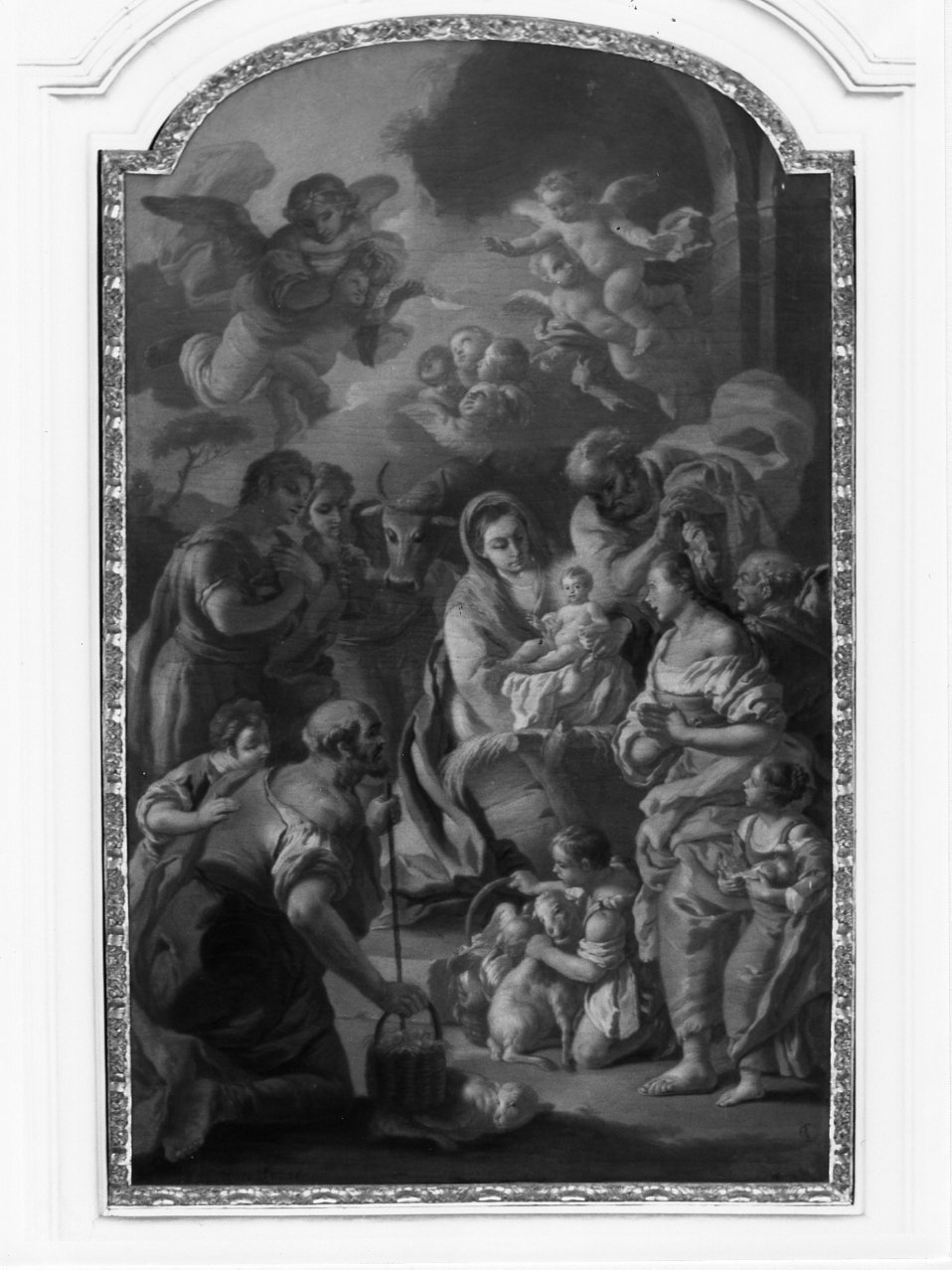 adorazione dei pastori (dipinto) di Lauro Costantino (sec. XVIII)