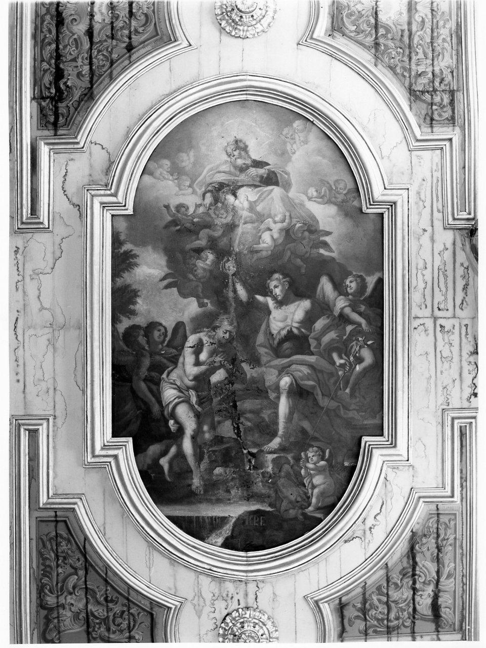 battesimo di Cristo (dipinto) di Parise Biagio (sec. XVIII)