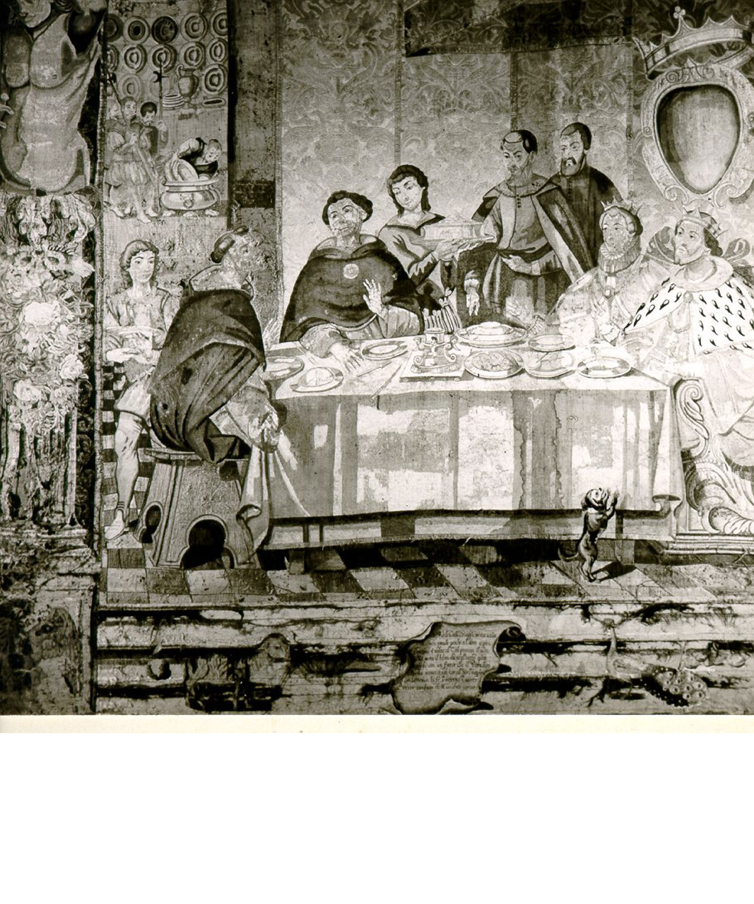 episodio della vita di San Tommaso d'Aquino (arazzo) - manifattura napoletana (seconda metà sec. XVI)