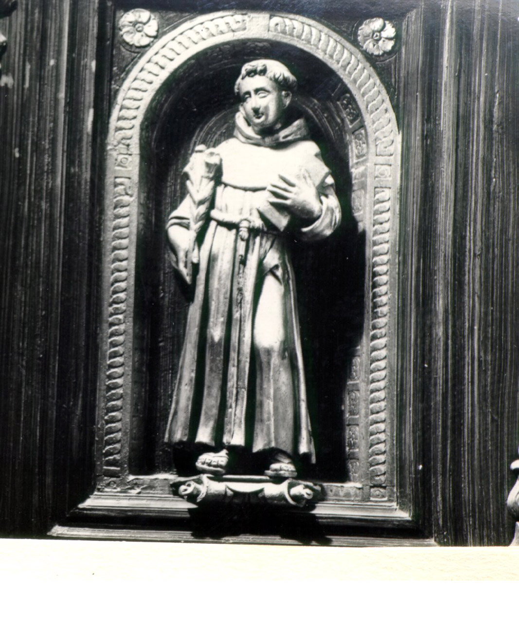 Sant'Antonio da Padova (statuetta) - bottega napoletana (seconda metà sec. XVII)