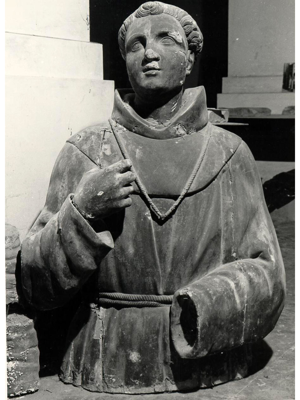 San Ludovico da Tolosa (busto) - bottega napoletana (metà sec. XVI)