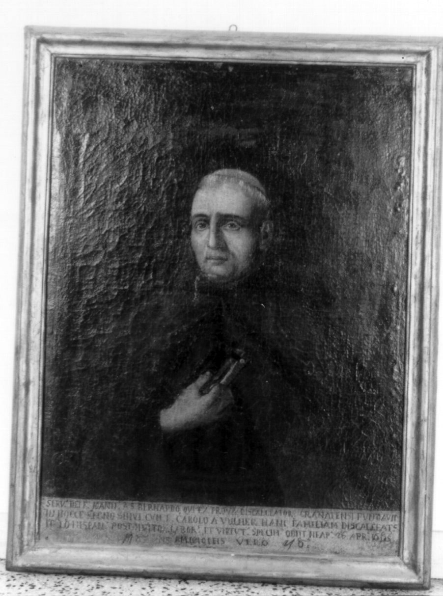 ritratto di frate Giovanni Bernardo (dipinto) - ambito napoletano (sec. XVII)