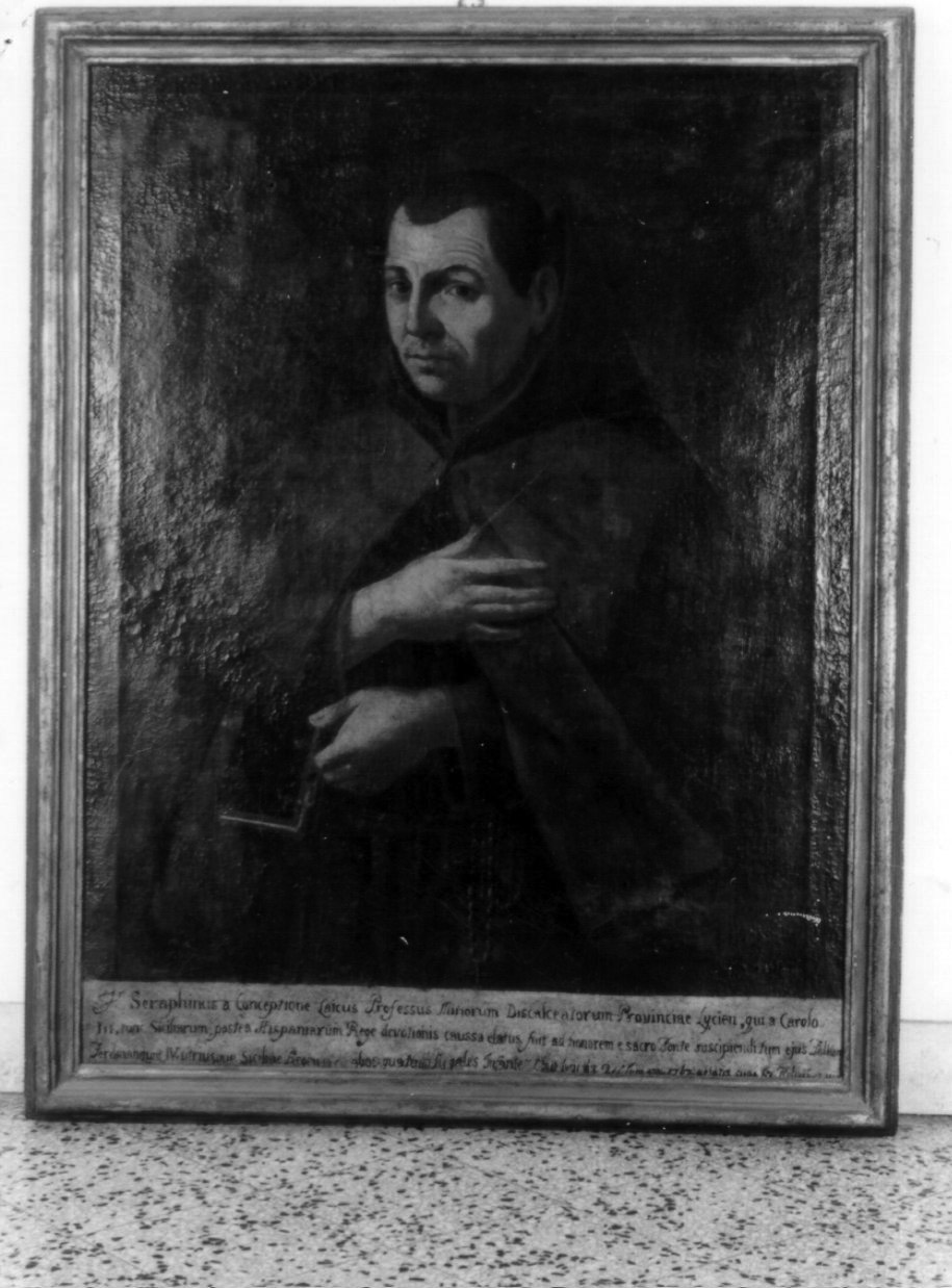 ritratto di frate Serafino della Concezione (dipinto) - ambito napoletano (seconda metà sec. XVIII)