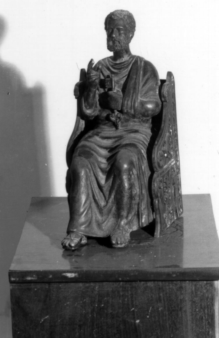 San Pietro (statuetta) - bottega romana (seconda metà sec. XIX)