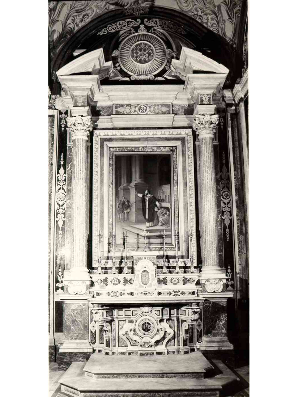 ALTARE, ELEMENTO D'INSIEME - BOTTEGA NAPOLETANA (Prima metà sec. XVIII)