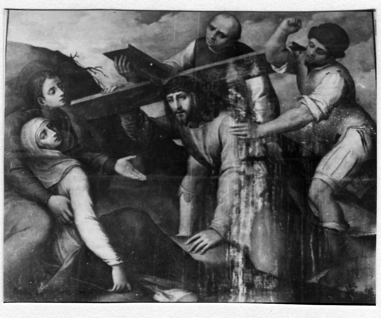 Cristo portacroce (dipinto) di Tramontano Decio (seconda metà sec. XVI)