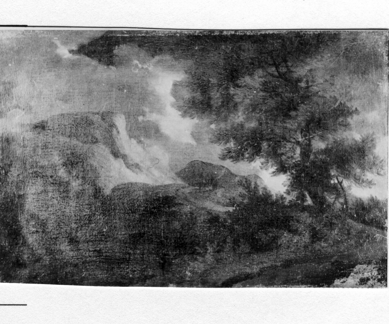 paesaggio roccioso con figure (dipinto) di Martoriello Gaetano (primo quarto sec. XVIII)