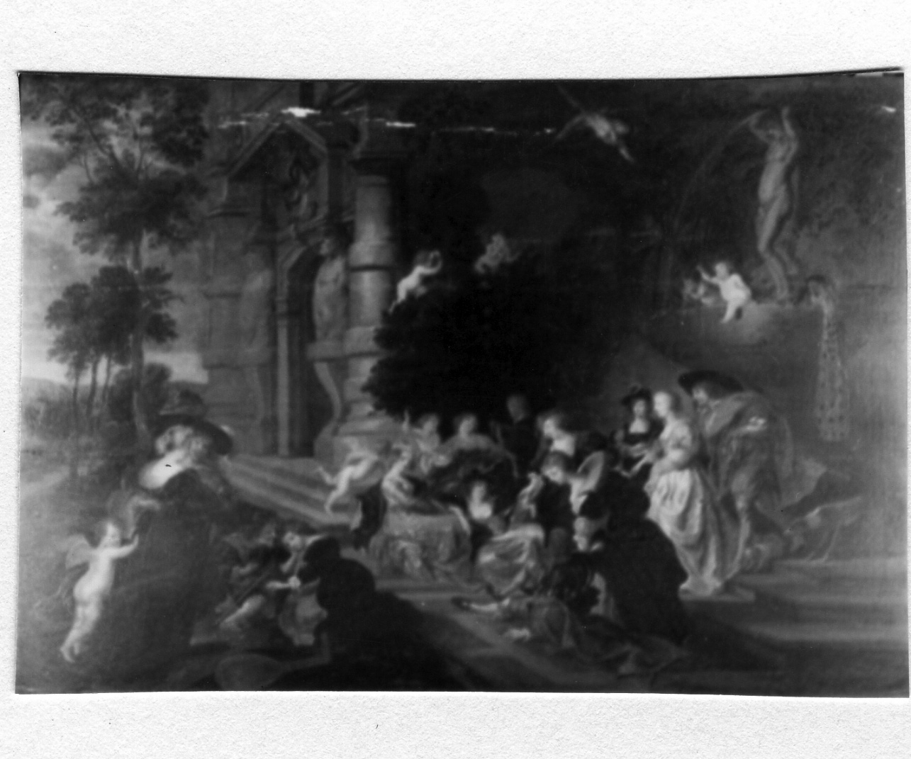 corte d'amore (dipinto) di Wouters Franz (metà sec. XVII)