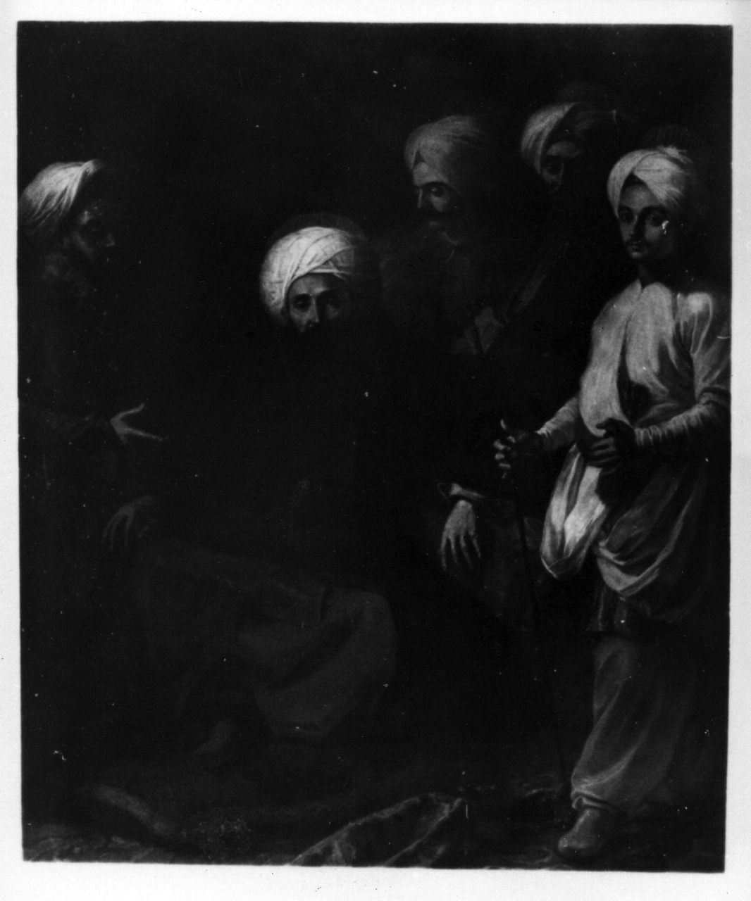 Ambasceria turca di Hagi Hussein Effendi (dipinto) di Bonito Giuseppe (sec. XVIII)