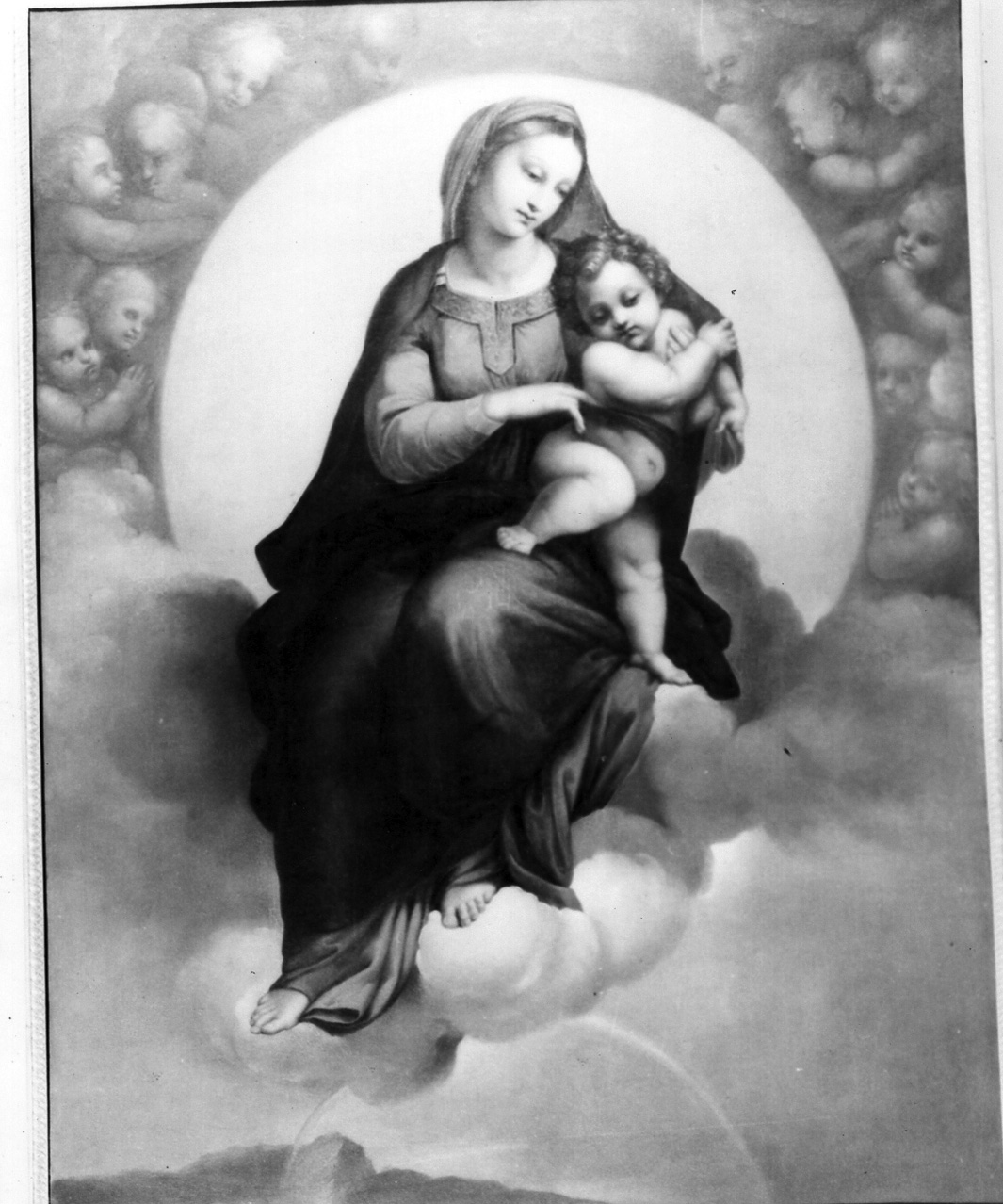 Madonna con Bambino (dipinto) - ambito napoletano (seconda metà sec. XIX)