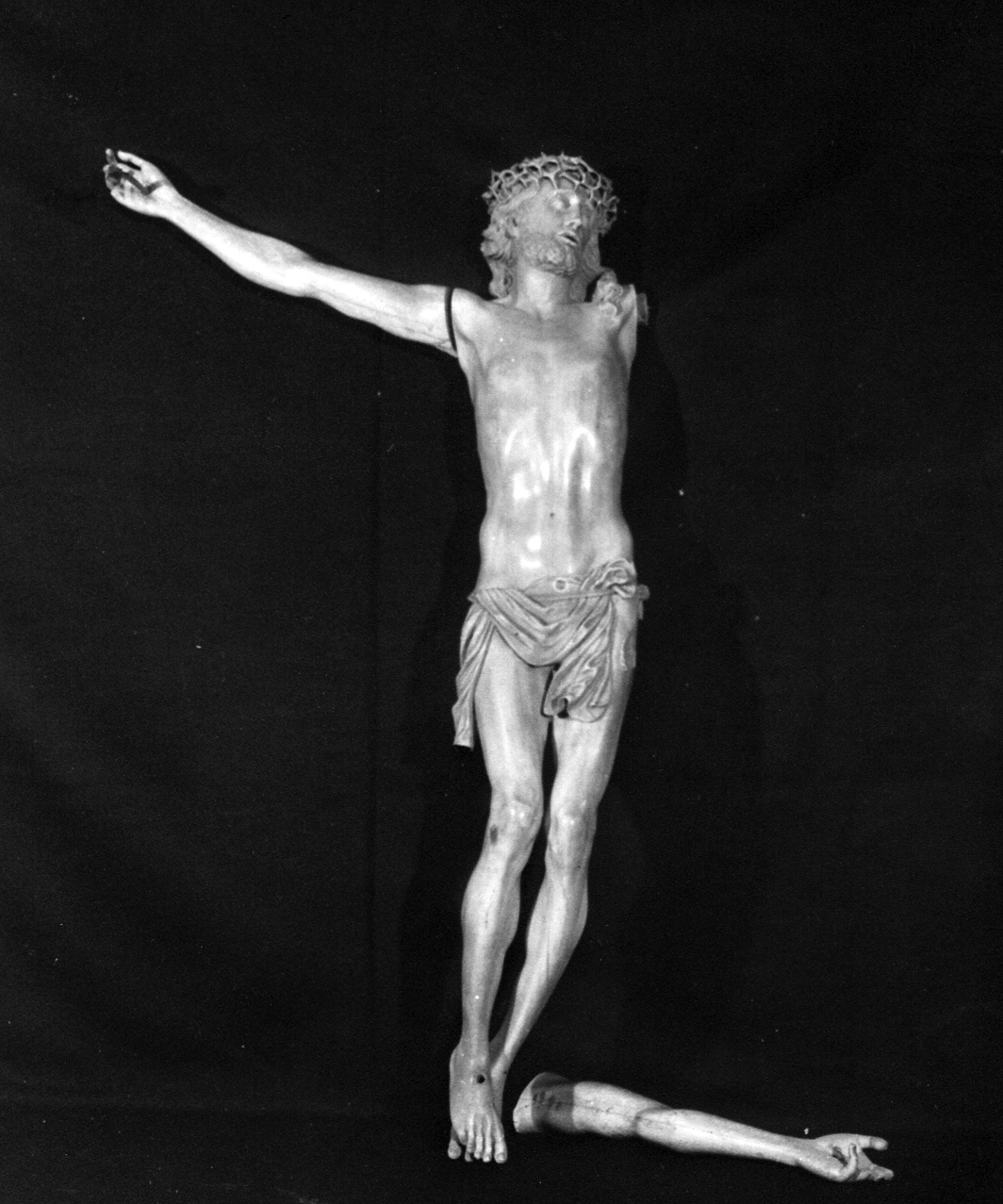 Cristo crocifisso (scultura) - bottega bavarese (prima metà sec. XVII)